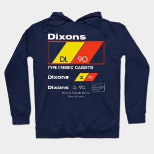 Dixons C90 Retro Cassette Tape Design Hoodie